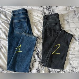 Jeans, American Eagle, H&M, Mom jeans, Skinny